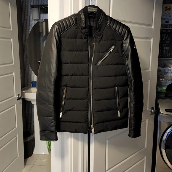 Moose Knuckles Other - Mens Mens MOOSE KNUCKLE leather down Motorcyle Jacket